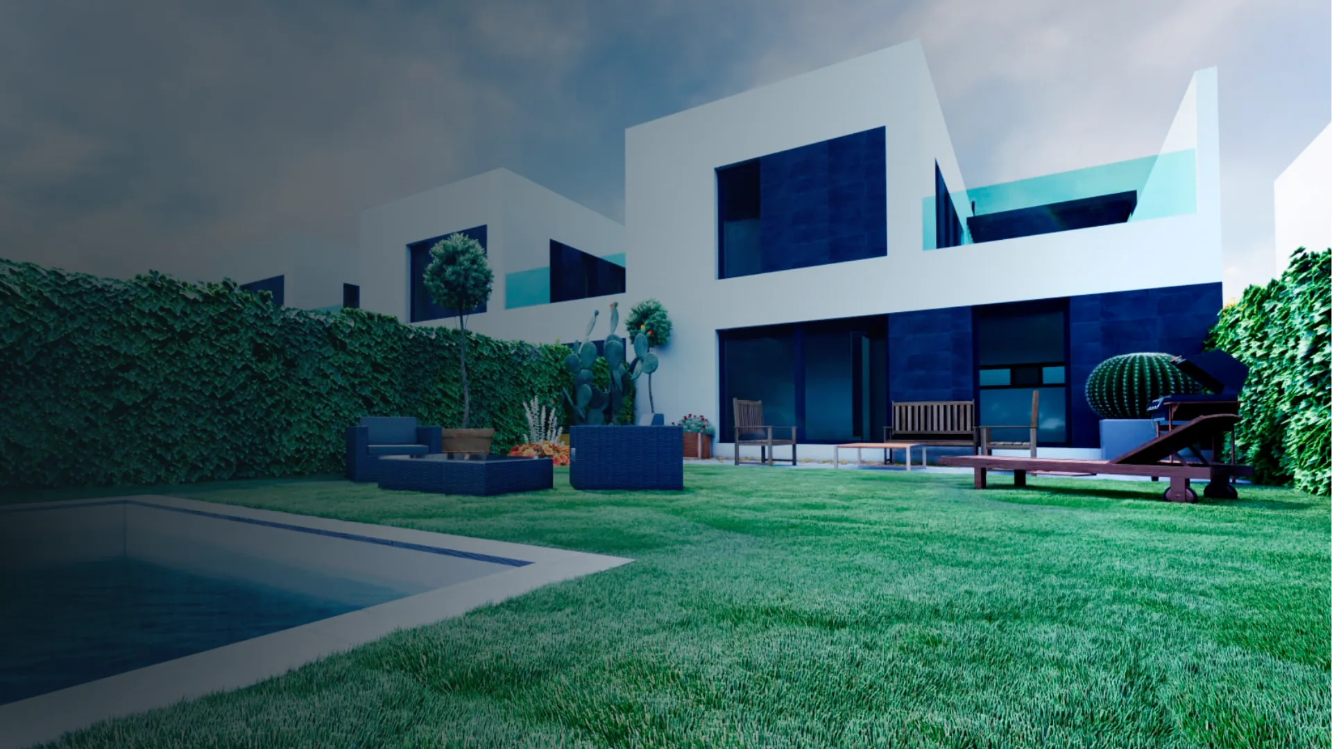 Prueba de fondo con sombreado negro