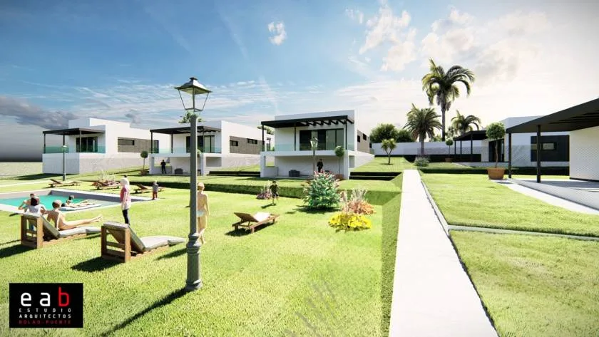 Chalets Proboma con espacios comunes